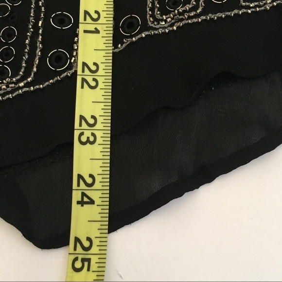 Parker Blair Embellished Black Sleeveless Cami Tank Top Size XS - Picture 14 of 14